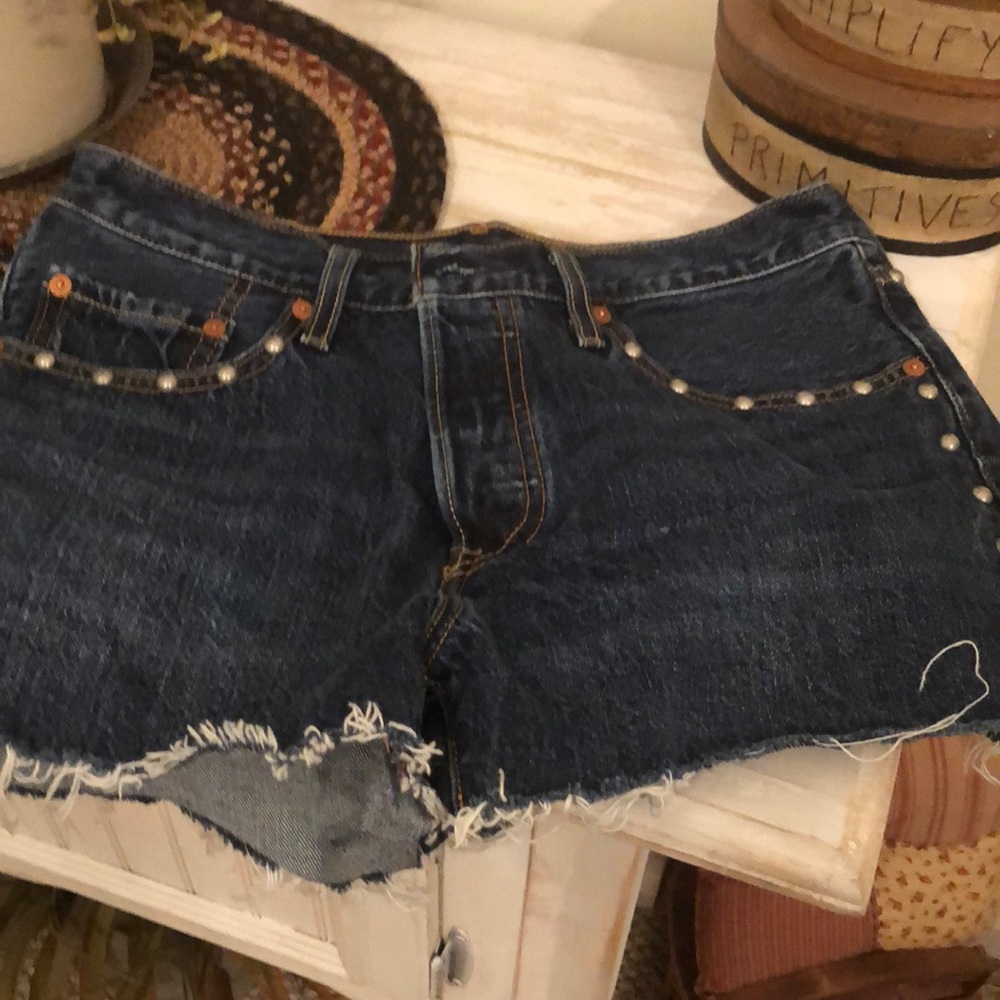 Levis Button Fly 501 shorts